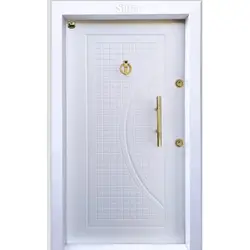 درب ضدسرقت مدل بیسان سفید کلاس+cکد737 - ایلماز درب