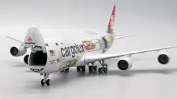 ماکت هواپیما بوئینگ 747-8 کارگولوکس | Jc Wings 1:400 Boeing 747-8F Cargolux Interactive Series