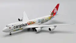 ماکت هواپیما بوئینگ 747-8 کارگولوکس | Jc Wings 1:400 Boeing 747-8F Cargolux Interactive Series