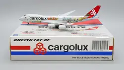 ماکت هواپیما بوئینگ 747-8 کارگولوکس | Jc Wings 1:400 Boeing 747-8F Cargolux Interactive Series