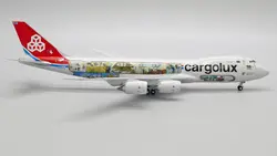 ماکت هواپیما بوئینگ 747-8 کارگولوکس | Jc Wings 1:400 Boeing 747-8F Cargolux Interactive Series
