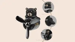 خوشبو کننده خودرو طرح خرس خلبان | Bear Pilot Car Air Freshener