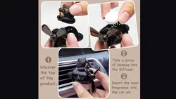 خوشبو کننده خودرو طرح خرس خلبان | Bear Pilot Car Air Freshener