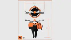 خوشبو کننده خودرو طرح موتور هواپیما | Airplane Engine Car Freshener AF009