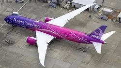 ماکت هواپیما بوئینگ 787 رنگامیزی کارخانه | Jc Wings 1:400 Boeing 787-9 House Color