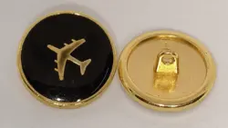 دکمه کت و مانتو با طرح هواپیما | Plane Metal Buttons