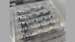 ماکت تجهیزات بار فرودگاه | Fantasy Wings 1:400 airport ground GSE Cargo Set