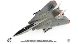ماکت جنگنده اف 14 تامکت نیروی دریایی امریکا | Jc Wings 1:72 F14A Tomcat US Navy, VF-14 Tophatters
