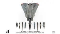 ماکت جنگنده اف 14 تامکت نیروی دریایی امریکا | Jc Wings 1:72 F14A Tomcat US Navy, VF-14 Tophatters