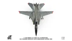 ماکت جنگنده اف 14 تامکت نیروی دریایی امریکا | Jc Wings 1:72 F14A Tomcat US Navy, VF-14 Tophatters