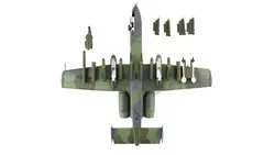 ماکت جنگنده A-10 تاندربولت نیروی هوایی امریکا | Hobby Master 1:72 Fairchild A-10C Thunderbolt II USAF Mi-8 Killer