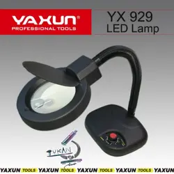 لوپ_ذره بین پایه دار(خرطومی) نورLED یاکسون  Yx_929