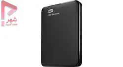 هارد اکسترنال وسترن دیجیتال مدل WD Elements ظرفیت 1 ترابایت