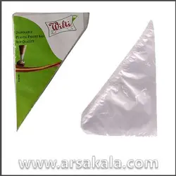 قیف یکبار مصرف خامه زن ویلتی 100 عددی