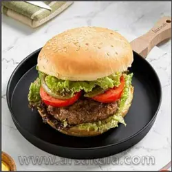 تابه سرو فلزی دسته چوبی