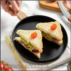 تابه سرو فلزی دسته چوبی