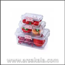 ظرف 3 عددی شفاف viro