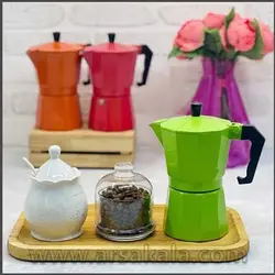 قهوه جوش و اسپرسو ساز 2 کاپ رنگی