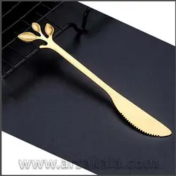 چاقو طرح برگ طلایی YOUFA