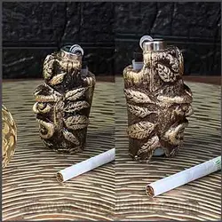 زیر سیگاری و فندک طرح دار پلیمر