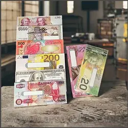 پاکت پول طرح دلار و ارز