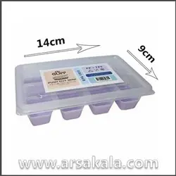 قالب یخ کف سیلیکون درب دار GUPP
