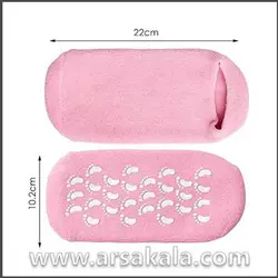 جوراب و دستکش ترمیم کننده ترک سیلیکونی Spa Gel Socks