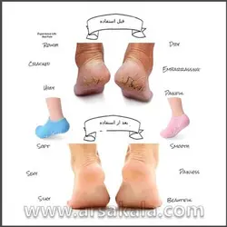 جوراب و دستکش ترمیم کننده ترک سیلیکونی Spa Gel Socks