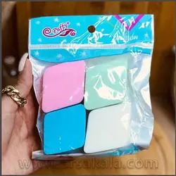 پد آرایشی 4 تکه لوزی puffy