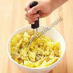 پوره کن سیب زمینی دو پایه فلزی