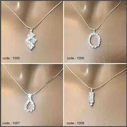 گردنبند طرح جواهر