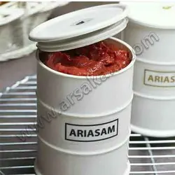 ظرف حبوبات طرح بشکه Ariasam