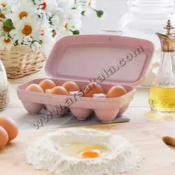 ظرف نگهدارنده تخم مرغ درب دار