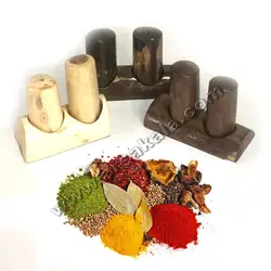 ست دو عددی ادویه پاش چوبی