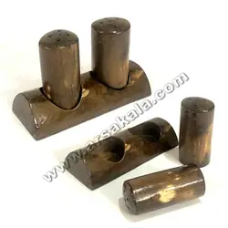 ست دو عددی ادویه پاش چوبی