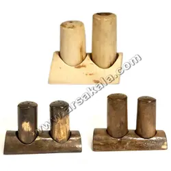 ست دو عددی ادویه پاش چوبی
