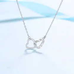 Love squared necklace