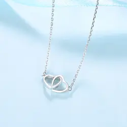 Love squared necklace
