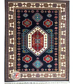 فرش گبه مشهد زمینه سرمه ای کد 61400039 - دیجی فرش