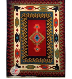 فرش گبه ماشینی کد 61400025 - دیجی فرش