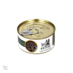 کنسرو پتچی قورمه‌سبزی مخصوص سگ و گربه ۱۲۰ گرم