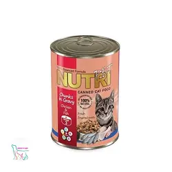 کنسرو نوتری گربه مرغ و ماهی ۴۲۵ گرم