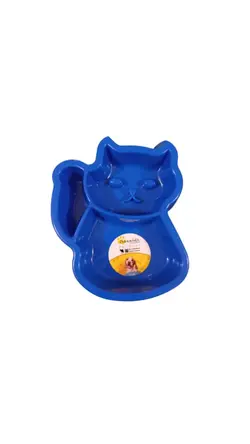 ظرف غذا طرح گربه ۳ تیکه ۲۳ سانتی