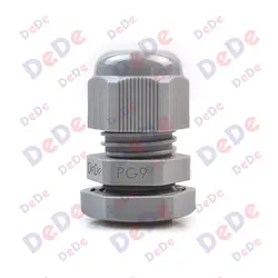 گلند پلاستیکی با سایز رزوه PG9 و جنس بدنه پلی آمید 6 (PPG9)