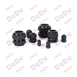 گلند پلاستیکی با سایز رزوه M25*1.5 و جنس بدنه پلی آمید 6 (PM25)
