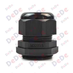گلند پلاستیکی با سایز رزوه M32*1.5 و جنس بدنه پلی آمید 6 (PM32)