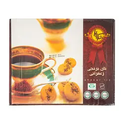شیرینی شکرریز نان برنجی زعفرانی
