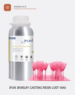 رزین ریخته گری طلا و جواهر سازی پرینتر سه بعدی IFUN