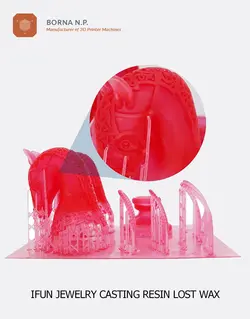 رزین ریخته گری طلا و جواهر سازی پرینتر سه بعدی IFUN