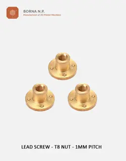 مهره برنجی لید اسکرو 8 میل|فروش پیچ و مهره|برنا پارت